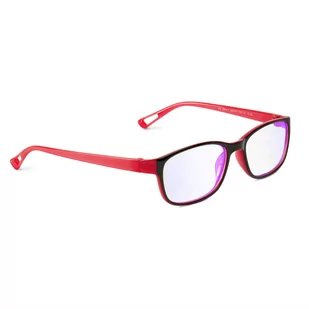 Okulary Deli Czerwone Zerówki Blue Control - Ok-Deli-Czrw-0 - Okulary korekcyjne, oprawki, szkła - miniaturka - grafika 1