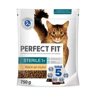 Sucha karma dla kotów - Perfect Fit Sterile 1+, z kurczakiem - 6 x 750 g - miniaturka - grafika 1
