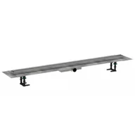 Odpływy liniowe - HANSGROHE 56173000 RainDrain Compact Komplet odpływowy prysznicowy 1200 do montażu płytkiego - miniaturka - grafika 1