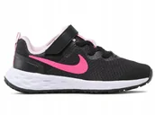 Buty dla dziewczynek - BUTY dziecięce NIKE REVOLUTION 6 DD1095-007 R.29,5 - miniaturka - grafika 1