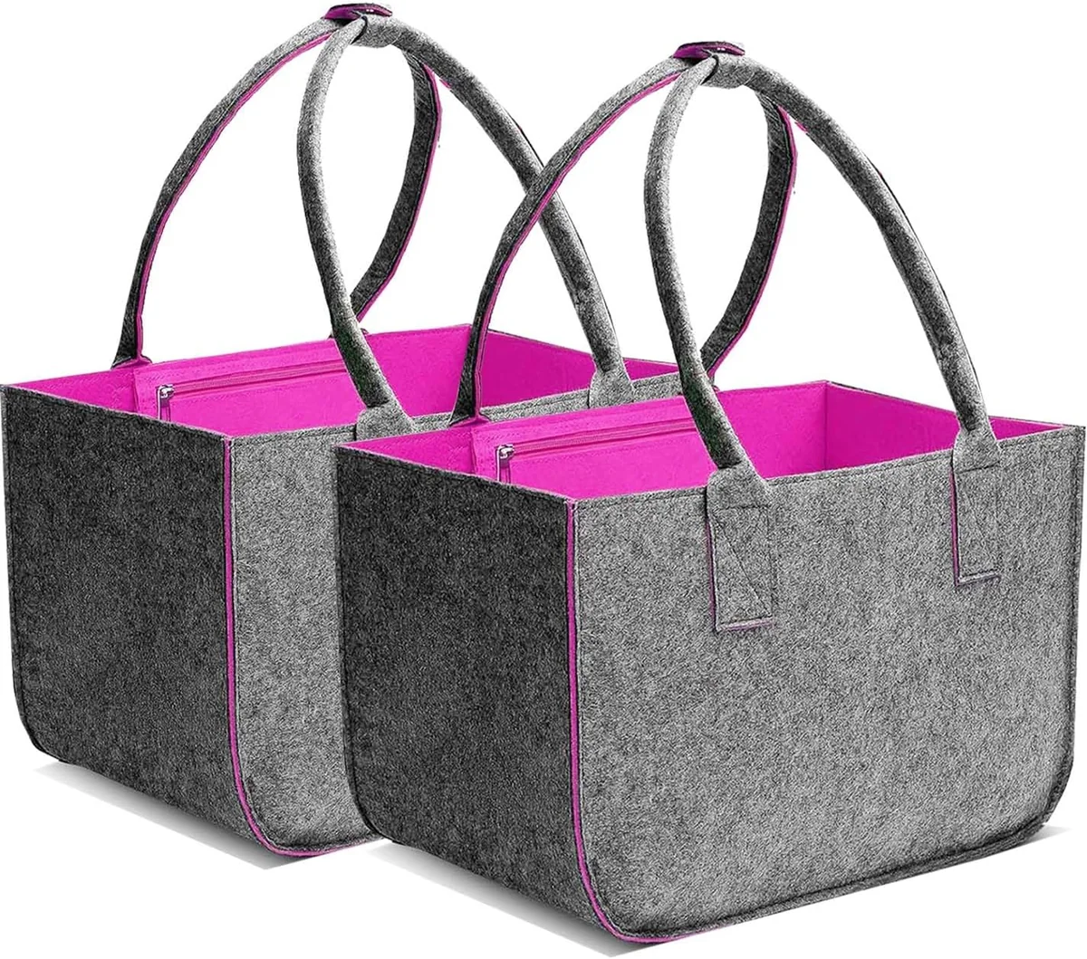 TORBA FILCOWA DUŻA 30L SKŁADANA SHOPPER Z UCHWYTAMI POJEMNA