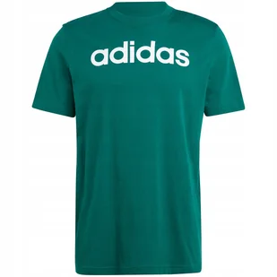 Koszulka męska adidas Essentials Single Jersey Linear Embroidered Logo Tee - Koszulki męskie Koszulka męska adidas Essentials Single Jersey Linear Embroidered Logo Tee - Koszulki męskie - miniaturka - grafika 1
