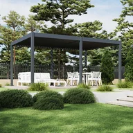 Kratki i pergole - Pergola ogrodowa DELUXE Automatic + LED 3,6x5,3 Anthracite - Gutroof - miniaturka - grafika 1