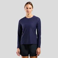 Koszulki sportowe damskie - Koszulka z długim rękawem damska Odlo ZEROWEIGHT CHILL-TEC T-shirt crew neck - miniaturka - grafika 1