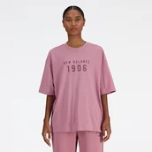 Koszulki i topy damskie - Koszulka damska New Balance WT41519RSE  różowa - miniaturka - grafika 1