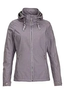 Kurtki damskie - Killtec Damska kurtka Sirena Soft Shell, fioletowa, 40 - miniaturka - grafika 1