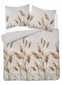 Pościel - Pościel satynowa 200x220 5329b trawa pampasowa - miniaturka - grafika 1