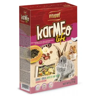 VITAPOL Karmeo Life Karma uzupełniająca owocowa dla chomika i królika - Przysmaki dla gryzoni - miniaturka - grafika 1