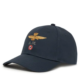 Czapka z daszkiem Aeronautica Militare 251HA1100CT2848 Granatowy - Czapki męskie - miniaturka - grafika 1