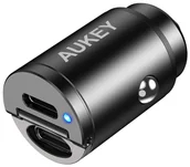 Ładowarki do telefonów - Aukey 2x USB-C, PD 30W - miniaturka - grafika 1