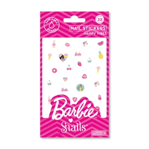 Naklejki na paznokcie dla dzieci Barbie Snails - Happy Vibes - Zabawki kreatywne - miniaturka - grafika 1