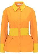 Bluzki damskie - myMo Damska bluzka 120025-Dirty M, Dirty Orange, M - miniaturka - grafika 1