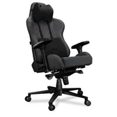 Fotele gamingowe - Fotel YUMISU 2050 Ciemnoszaro-różowy - miniaturka - grafika 1