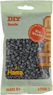 Klocki - Revell Hama perły midi 1000stk szary - miniaturka - grafika 1