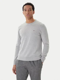 Tommy Hilfiger Sweter Essential Ssnl MW0MW39999 Szary Regular Fit - Swetry męskie - miniaturka - grafika 1