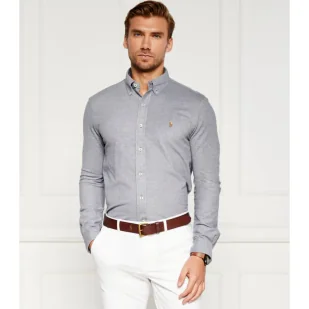 POLO RALPH LAUREN Koszula KNIT OXFORD | Regular Fit - Koszule męskie - miniaturka - grafika 1