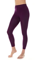 Spodnie sportowe damskie - Thermo legginsy LE11870, Kolor ciemnofioletowy, Rozmiar M, Brubeck - miniaturka - grafika 1