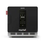 Piece, kotły i płyty grzejne gastronomiczne - Piec konwekcyjny szybkiego gotowania ogrzewanie nadmuchowe cyfrowy panel sterowania 3,6 kW 230V 397x598x410 mm QUICK 1 BLACK Resto Quality - miniaturka - grafika 1