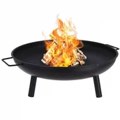 Paleniska ogrodowe - Palenisko ogrodowe metalowe z uchwytami 58 cm kod: O-489251 - miniaturka - grafika 1