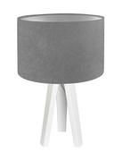 Lampy stojące - Macodesign Lampa stołowa Kamelia 010s-013w, srebrna, 60 W - miniaturka - grafika 1