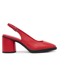 Sandały damskie - Sandały ECCO Sculpted Lx 55 22271301294 Czerwony - miniaturka - grafika 1