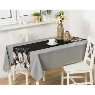 Bieżnik ALICE 40 x 140 cm czarny - Obrusy i serwetki - miniaturka - grafika 1