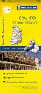 Michelin Côte-dOr, Saône-et-Loire, 1:150 000 - Atlasy i mapy - miniaturka - grafika 1