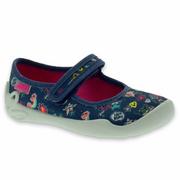 Buty dla dziewczynek - Kapcie dla dzieci Befado 114X482 Blanca - miniaturka - grafika 1