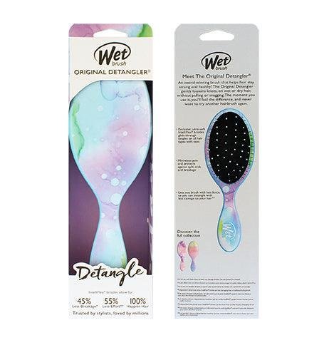 Wet Brush Original Detangler Brush Color Wash Splatter Ultra miękkie włosie IntelliFlex - wszystkie rodzaje włosów - bezbolesny grzebień dla mężczyzn, kobiet, chłopców i dziewcząt