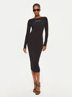 Juicy Couture Sukienka codzienna Dizzie JCWED24309 Czarny Slim Fit - Sukienki - miniaturka - grafika 1