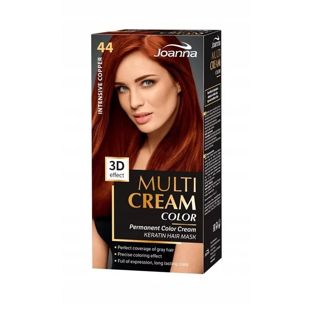 Joanna Multi Cream 3D farba 44 Intensywna Miedź