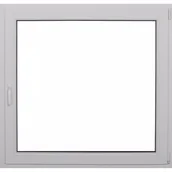 Okna - Okno PCV 2-szybowe fasadowe O5 Białe 865x835 mm otwierane do wewnątrz prawe - miniaturka - grafika 1