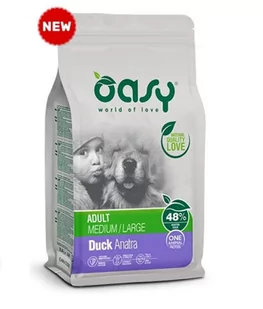 Oasy Adult M&L Duck 12kg - Sucha karma dla psów - miniaturka - grafika 1