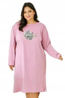 Bielizna nocna - TARO KOSZULA NOCNA PATRICIA 3473 4XL BRUDNY RÓŻ - miniaturka - grafika 1