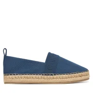 Espadryle damskie - Espadryle Calvin Klein Oblique Espadrille Webbing HW0HW02934 Niebieski - miniaturka - grafika 1