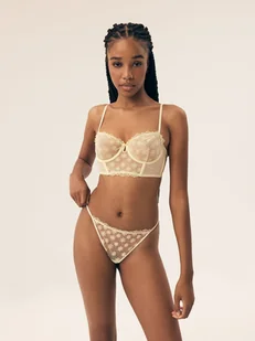 Majtki stringi Bloomy Esotiq jasno-żółty L - Majtki damskie - miniaturka - grafika 1