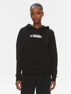 Bluzy damskie - Calvin Klein Jeans Bluza Diffused J20J223267 Czarny Regular Fit - miniaturka - grafika 1