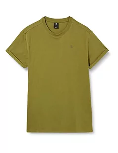 G-STAR RAW koszulka męska Lash, Zielony (Smoke Olive B353-b212), S - Koszulki męskie - miniaturka - grafika 1