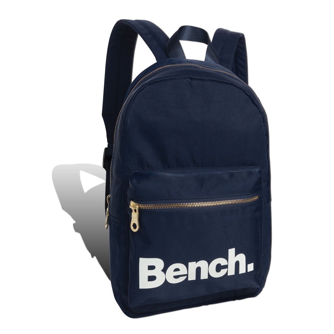 Bench mały plecak miejski nylon granatowy plecak sportowy damski daypack D2ORI304B