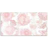 Podkładki na biurko - Mata z nadrukiem na biurko Kwiecisty wzór 120x60 cm, Dywanomat - miniaturka - grafika 1