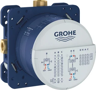 Bateria prysznicowa Grohe Grohe Rapido SmartBox universal Flush Mount Body, 1/2 - Baterie wannowe i prysznicowe - miniaturka - grafika 1