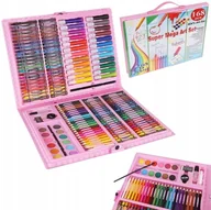 Zabawki kreatywne - Zestaw artystyczny do rysowania i malowania ZA-001 168 el. - miniaturka - grafika 1