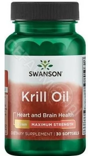 SWANSON Krill Oil 1g - (30 kap) - Witaminy i minerały - miniaturka - grafika 1
