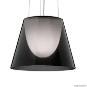 Lampy sufitowe - FLOS Lampa wisząca designerska KTribe, możliwość ściemniania, aluminiowy / szary / cynkowy, salon / jadalnia, tworzywo sztuczne, design - miniaturka - grafika 1