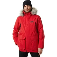 Kurtki męskie - Helly-Hansen kurtka męska Reine Parka, 162 czerwona, M - miniaturka - grafika 1