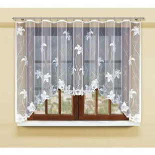 Firana gotowa 150 x 300 cm biały - Firany - miniaturka - grafika 1