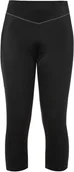 Spodnie rowerowe - VAUDE Vaude damskie spodnie Women's Active 3/4 Pants, 3/4 spodnie rowerowe, funkcjonalna wyściółka siedziska, czarne uni, 34, 044090510340 - miniaturka - grafika 1
