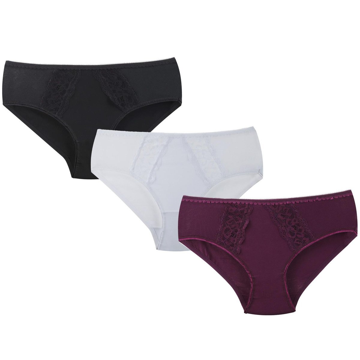 FIGI MAJTKI DAMSKIE KLASYCZNE Z KORONKĄ MORAJ S