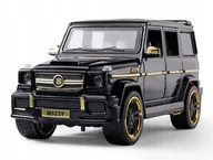 Zabawki zdalnie sterowane - Mercedes G klasa BRABUS G65 Metalowy Model Samochodu 1:24 Dźwięk Światło - miniaturka - grafika 1