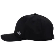 Odzież taktyczna i umundurowanie - Alpha Industries Czapka Metal Label Cap 156905 530 - Black/Metalsilver - miniaturka - grafika 1